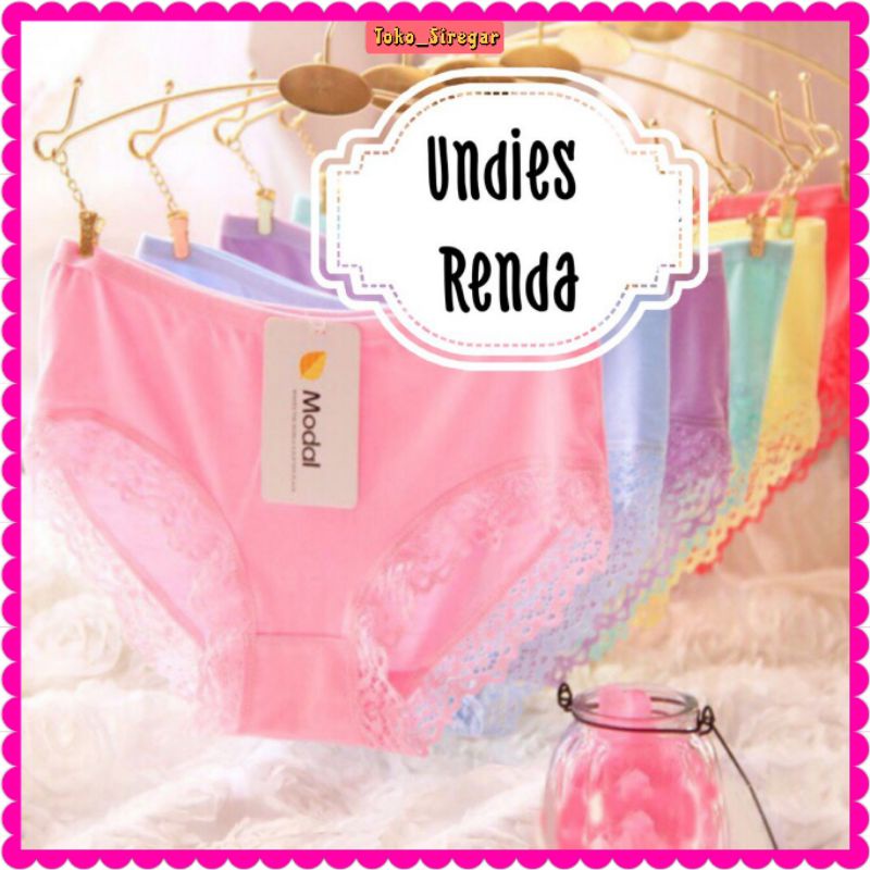 Undies Renda / Celana Dalam Import Renda