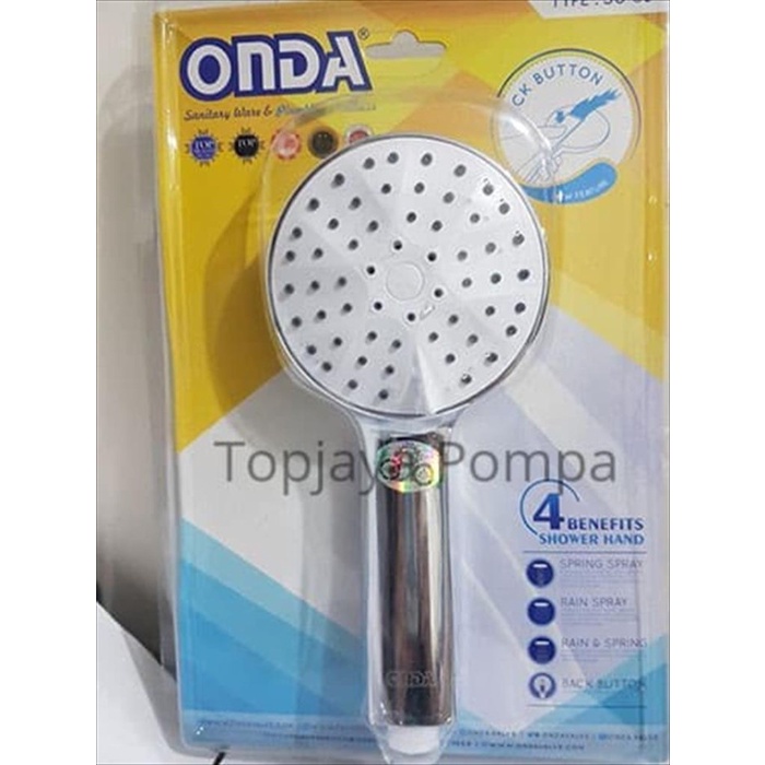 SHOWER MANDI / HAND SHOWER ONDA SO SS CHROME+ Flexible Hose 1.5Mtr