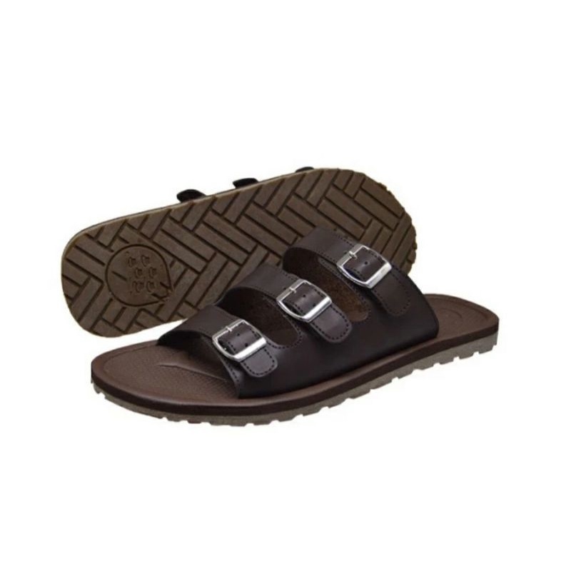 Sandal Jepit JV-13 Ukuran Super JUMBO 44-49 Jepit BULE TURIS KULIT Tebal Kasual empuk , 47