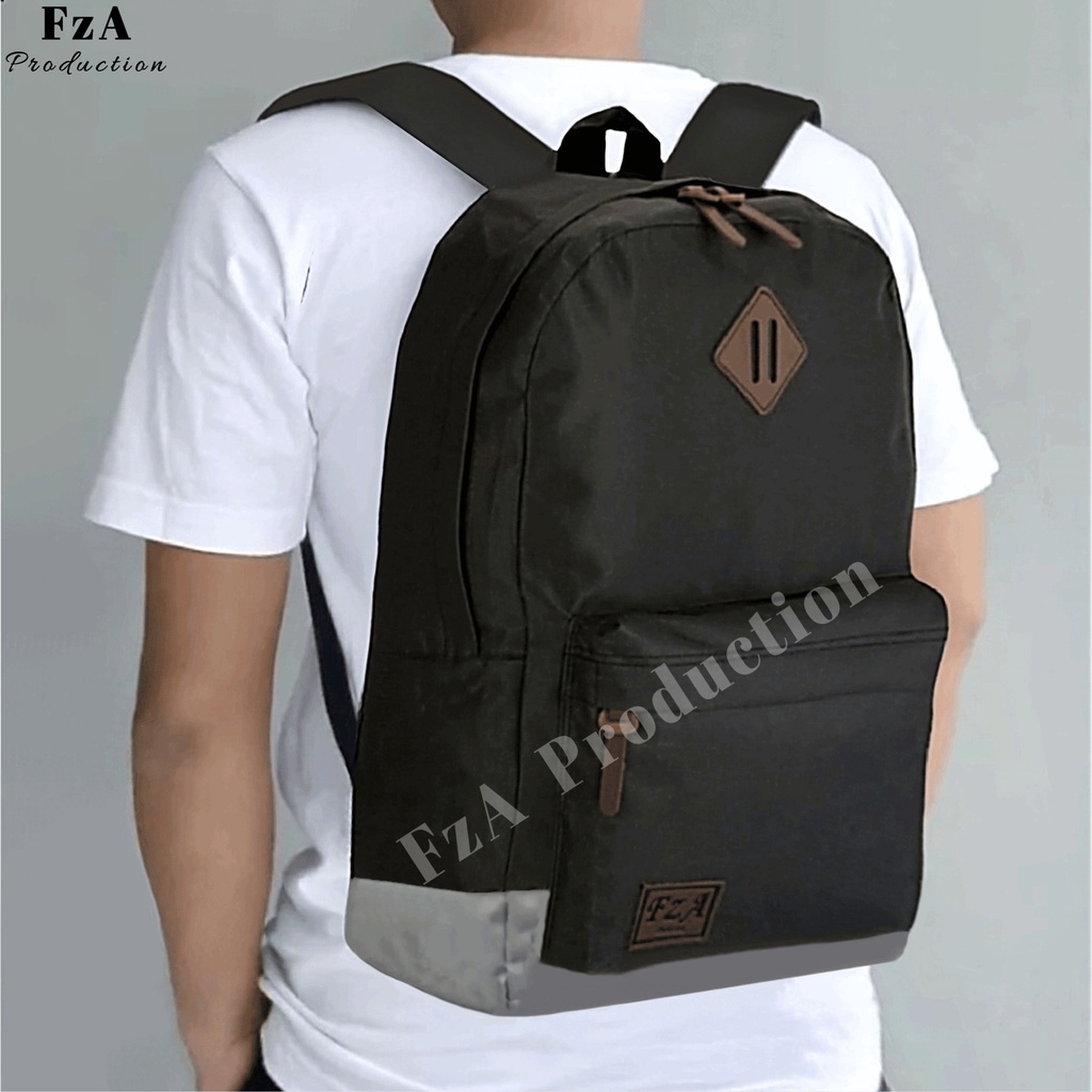 FzA Official - Tas Ransel Distro Original Casual pria Wanita / Tas Ransel Laptop / Backpack Sekolah Kuliah Distro Original Tas Punggung Laptop - BGR