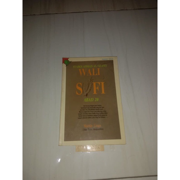 Buku Syaikh Ahmad Al-Alawi Wali Sufi Abad 20