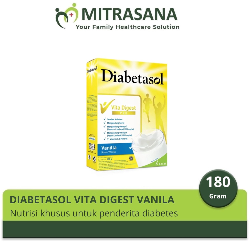 

Diabetasol Vita Digest 170 Gram