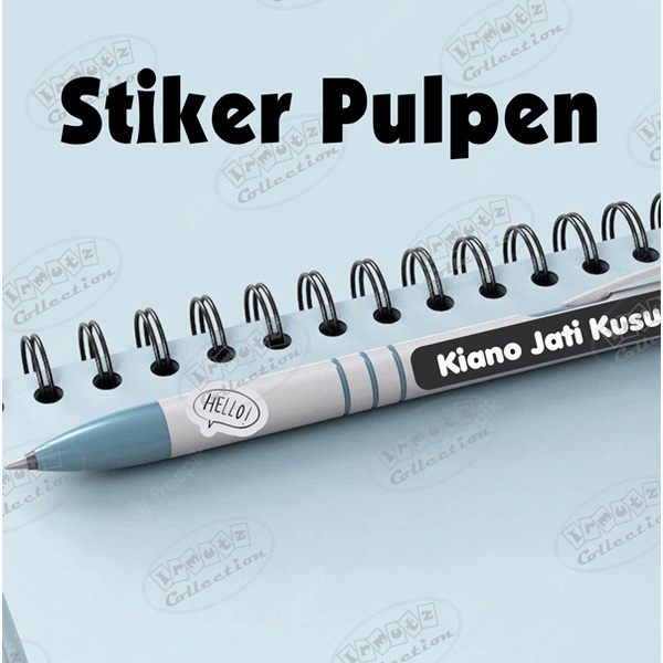 

Stiker Pulpen Pensil Crayon Bolpen Spidol Waterproof Anti Air