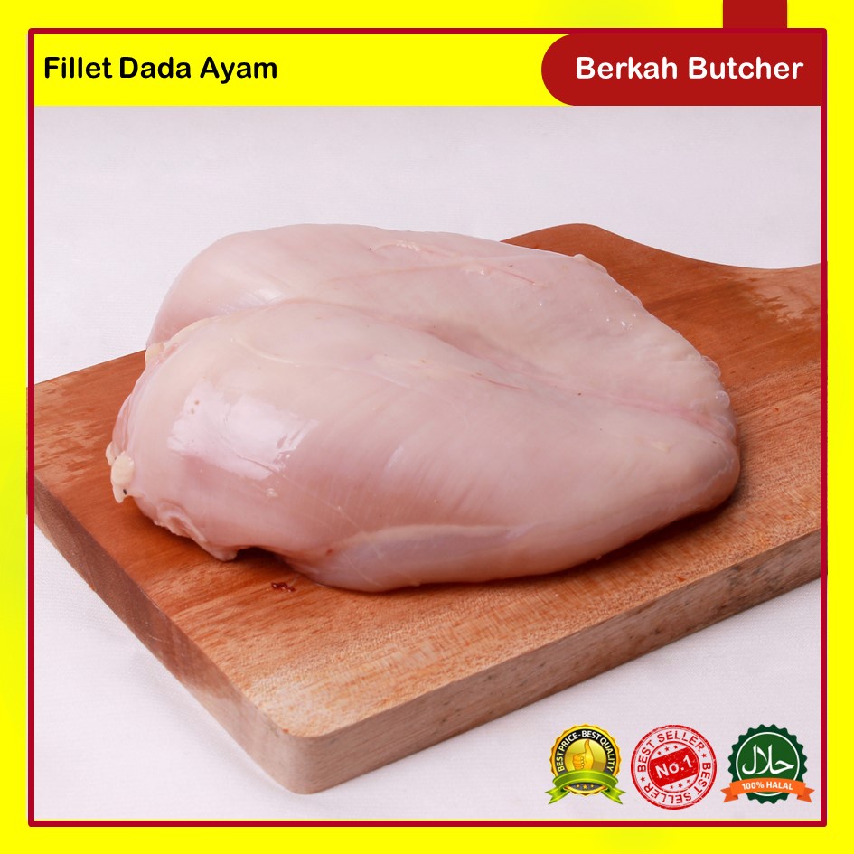 Daging Boneless Filet Dada Paha Ayam Fillet 1kg - Berkah Butcher