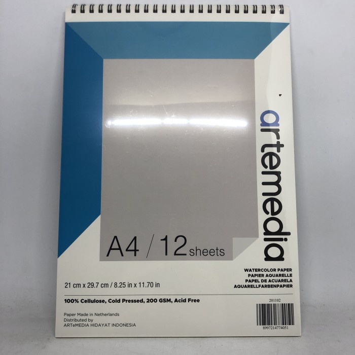 

Aman Artemedia Water Color Pad A4, 200 Gr, 12 Lembar Sale!!!