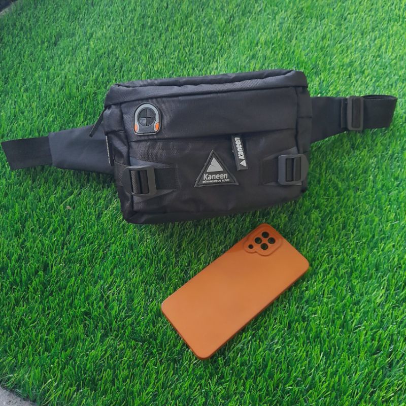 Tas Selempang Waistbag Kotak Kaneen Kekinian Bisa COD