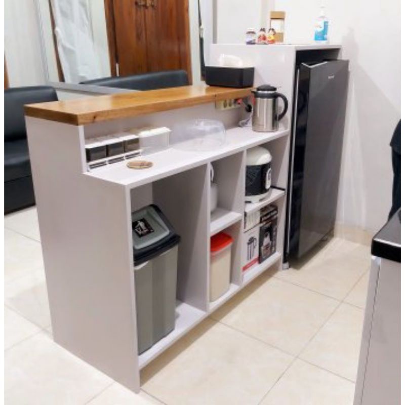 Meja dapur atau Minibar cat Duco custom