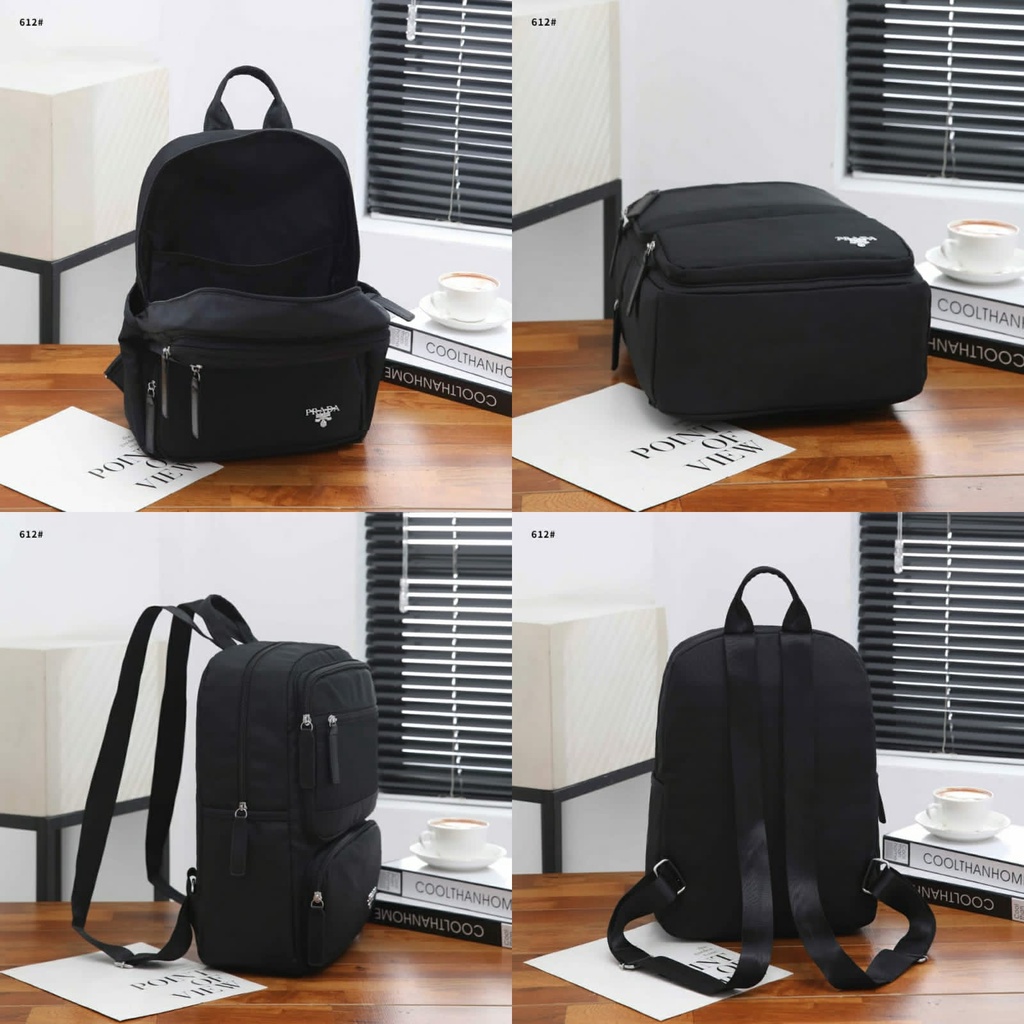 PRD Backpack Multy Fungsi Canvas Silver Hardware R611 R612 R626 R627