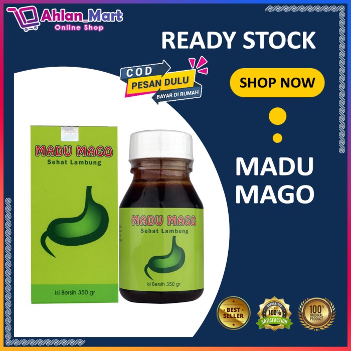 

Madu MAGO Maag Mengatasi Gangguan Lambung 350 Gr Al Mabruroh Original