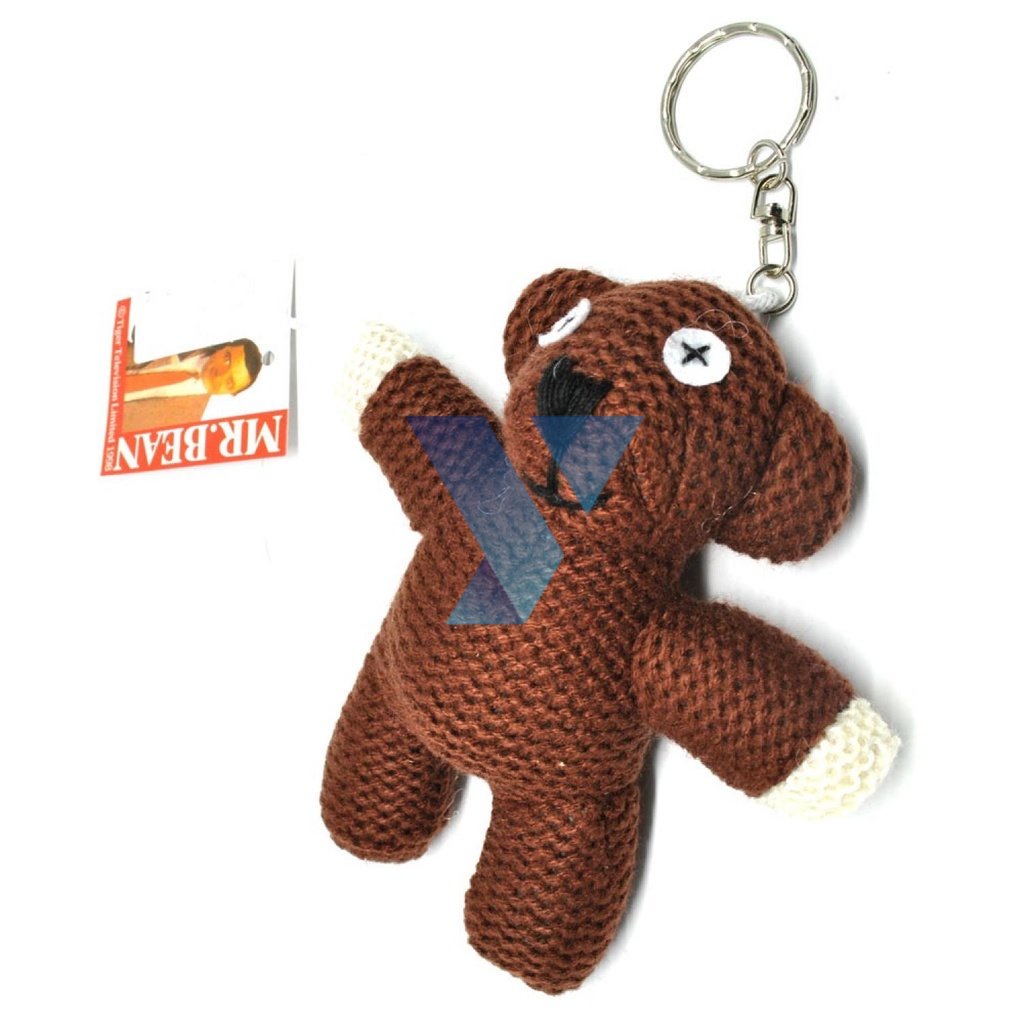 Mr. Bean Teddy Bear Plushy Key Chain / Boneka Gantungan Kunci ( Al-Yusi )