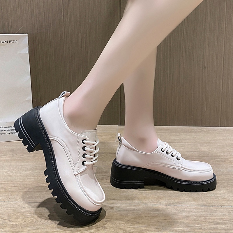 [DUNIA FASHION] Sepatu Docmart / Sepatu Loafers Wanita / Sepatu Wanita Mary Janes Import Premium Quality DF 604