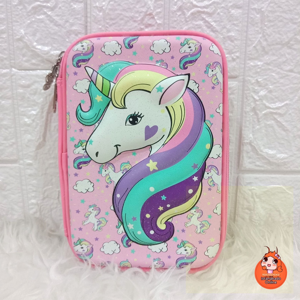 

Tempat Pensil Timbul Karakter Unicorn PS004217
