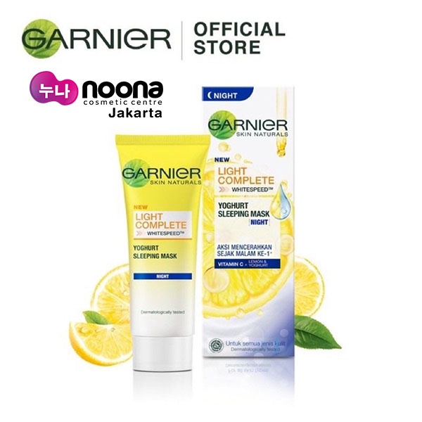 GARNIER BRIGHT COMPLETE YOGHURT SLEEPING MASK NIGHT 20ML