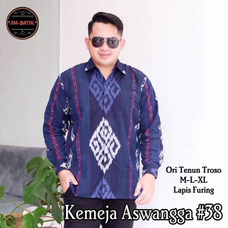 Kemeja Batik Tenun troso Aswangga 38
