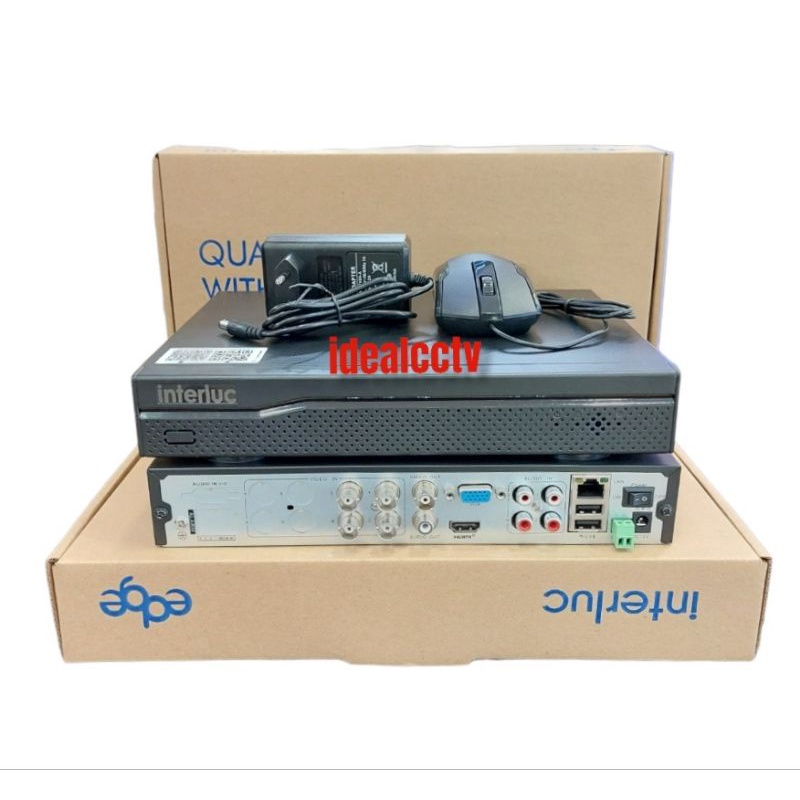 DVR EDGE 4 CH 5MP ULTRA 4K FULLHD 2560P 6 IN 1 / SMART DVR EDGE