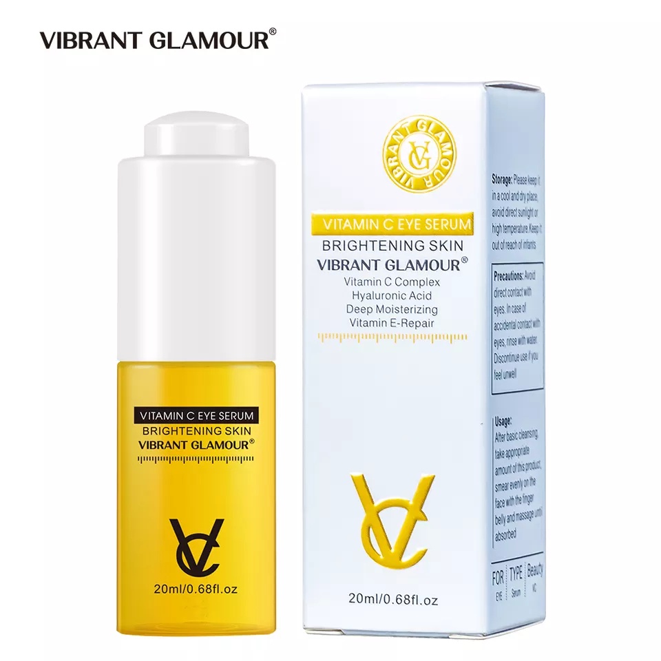 Vibrant Glamour Vitamin C Eye Serum Brightening Skin Pencerah Kulit Area Mata