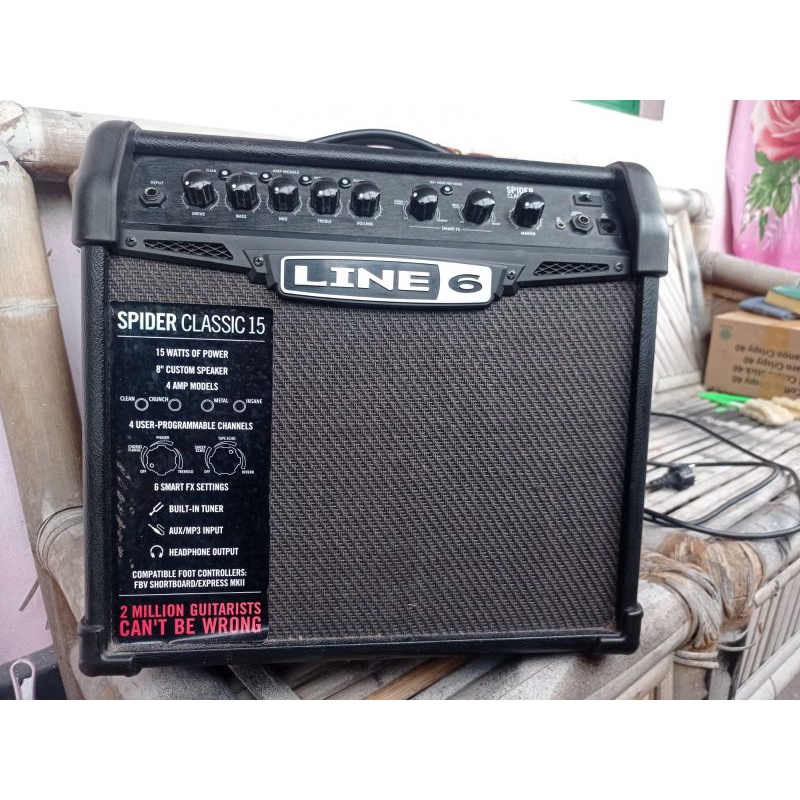 Ampli gitar amplifier guitar line 6 spider iv