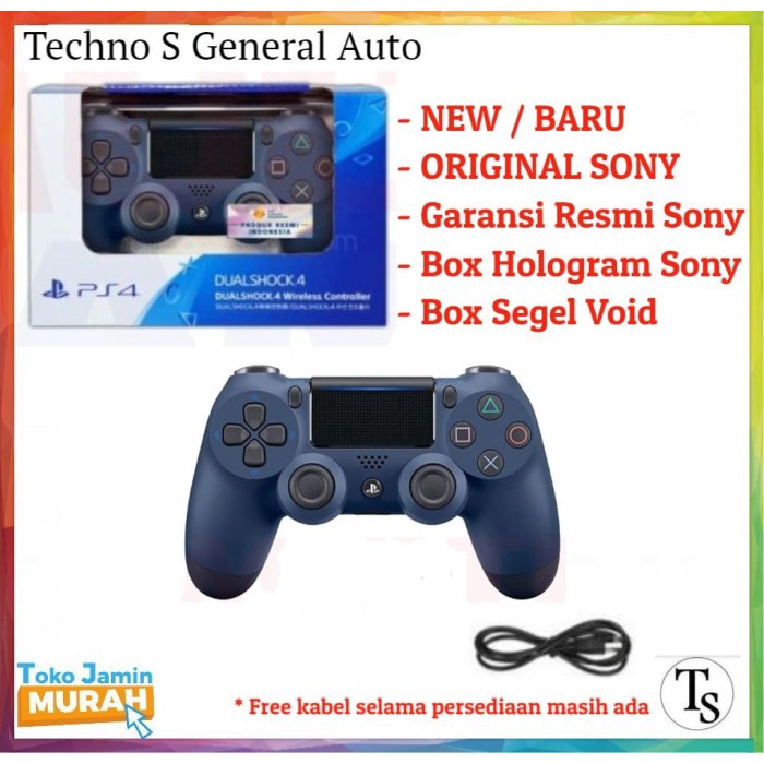[Acc/Aksesoris] Stik Ps4 Stick Controller Ps4 Gamepad Ps 4 Original Sony Garansi Resmi Console / Ps
