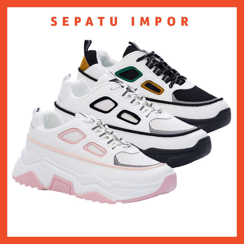 FREE KOTAK SEPATU!!! SALE!!! SEPATU SNEAKERS WANITA TERBARU - K01
