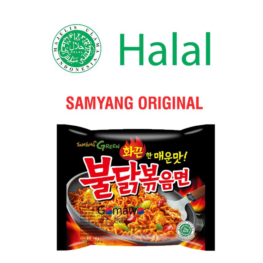 

MIE INSTAN SAMYANG GREEN ORIGINAL NOODLE HALAL MUI