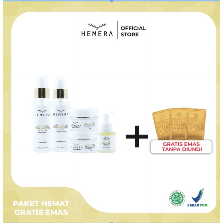 COMBO Hemera Paket  Skincare Infusion Glowing Acne Termurah Hemera Skincare Serum Animate Skincare Barrier Acne Glowing OFFICIAL