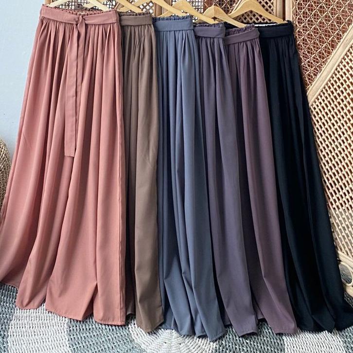 Tren Terbaru RETTA Skirt || Rok Payung || Rok Lebar || Rok Wolfis || Rok Jumbo || Rok Big Size || pa
