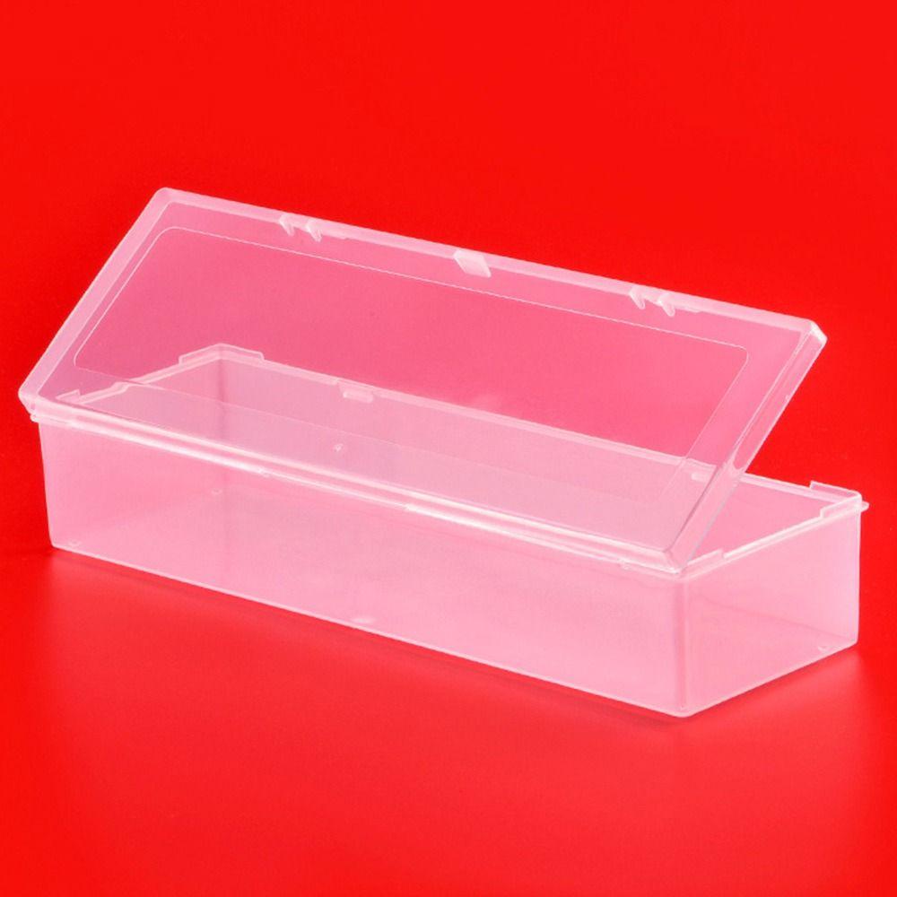 Solighter Kotak Penyimpanan Transparan 4ukuran Alat Pancing Aksesoris Square Barang Kecil Case