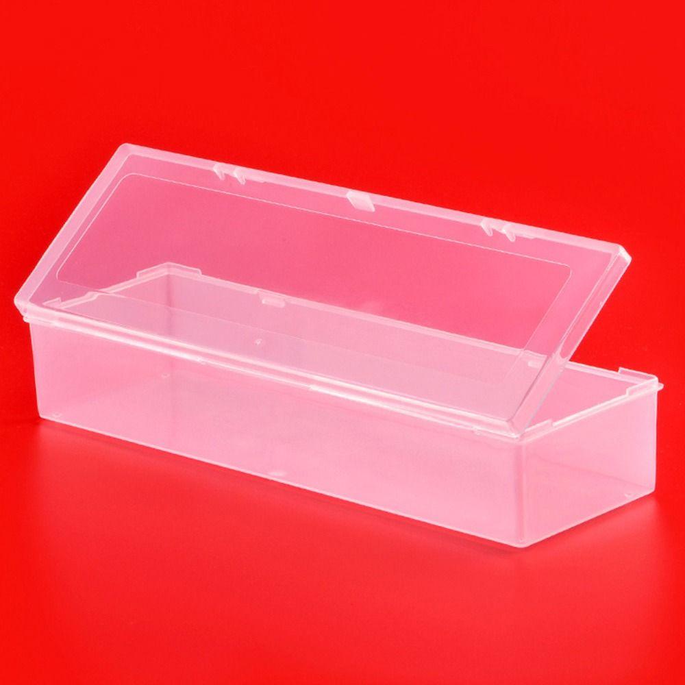 Popular Kotak Penyimpanan Transparan 4ukuran Serba Serbi Organizer Square Small Items Case