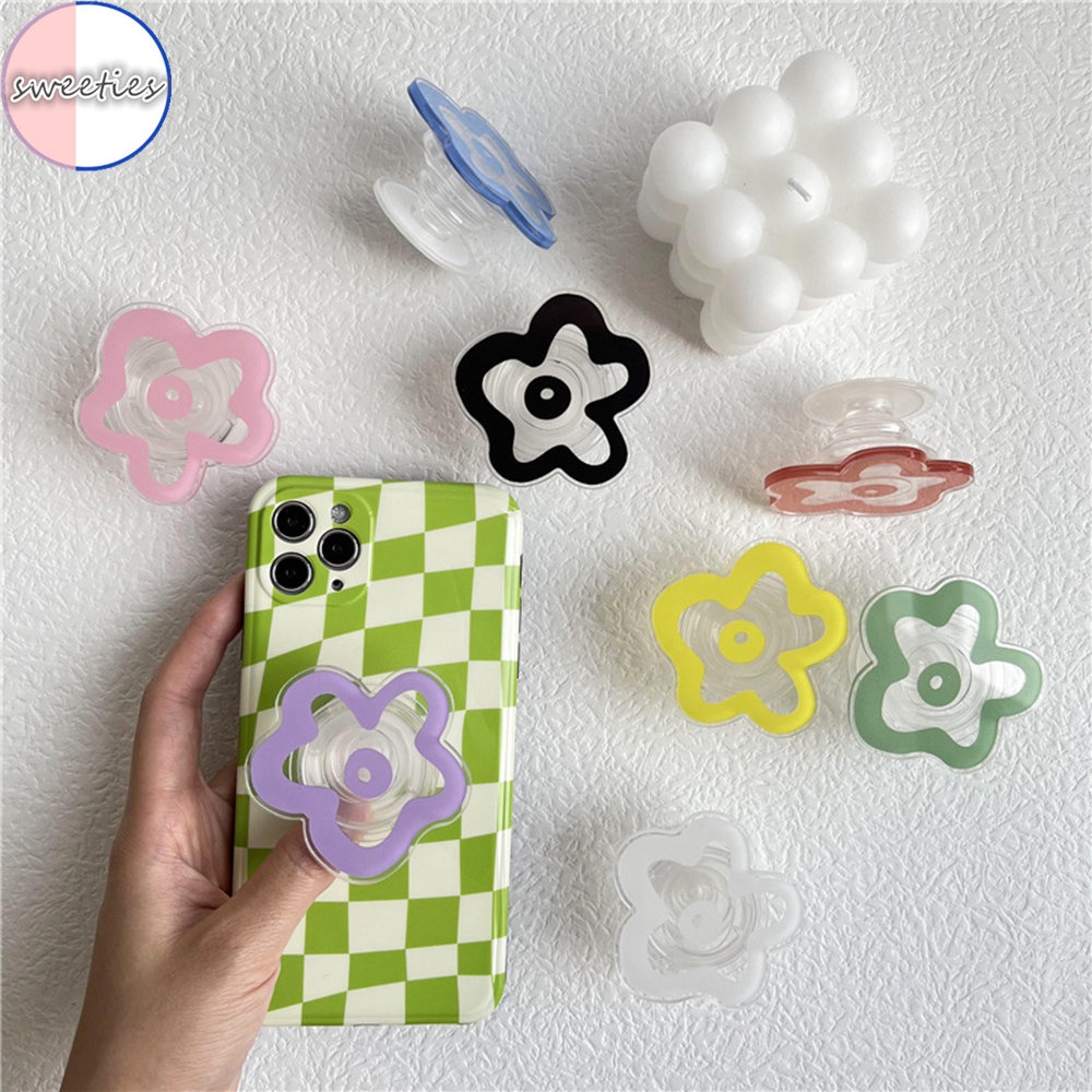 Popsocket Hp / Smartphone Motif Kartun Bunga Lucu