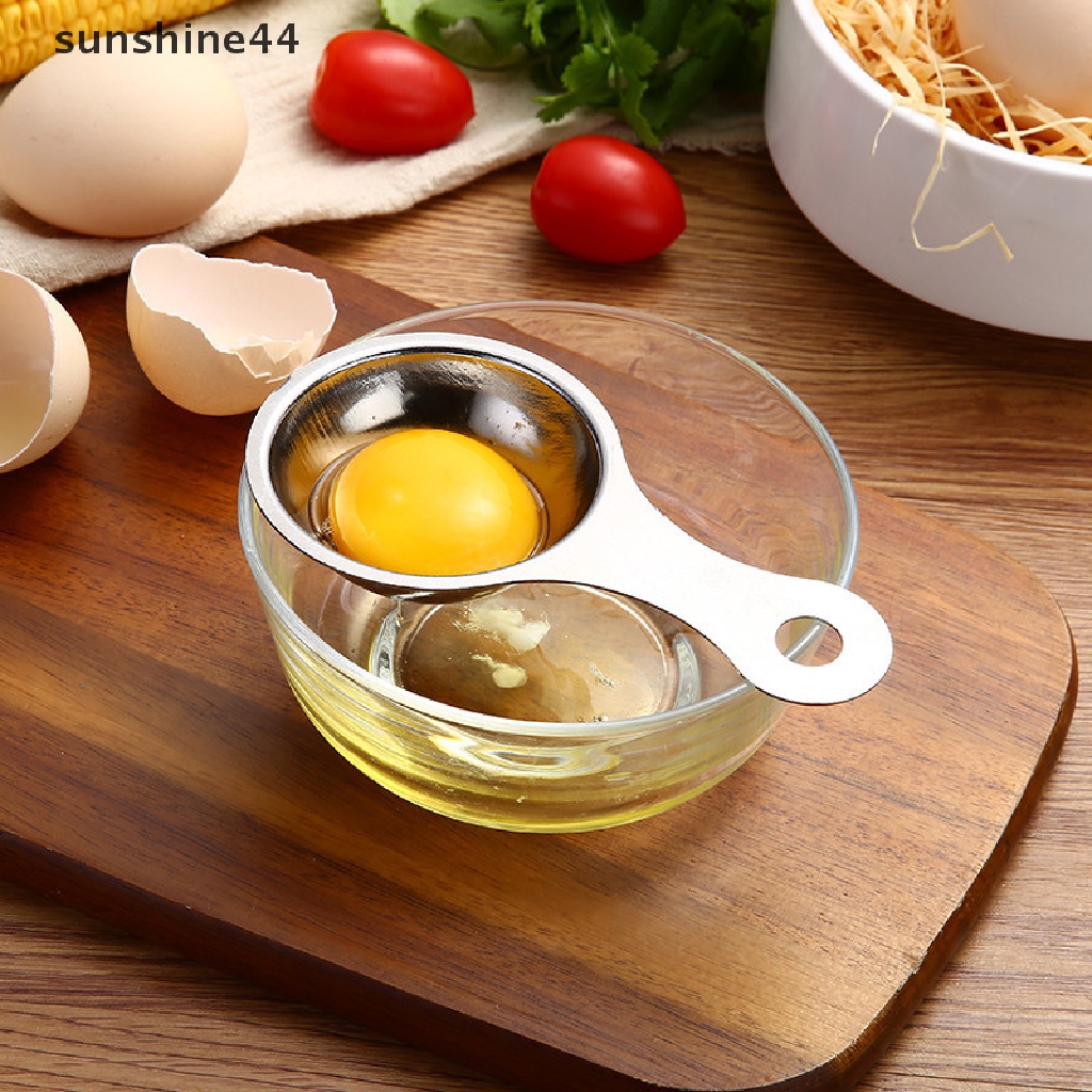 Sunshine Corong Pemisah Putih / Kuning Telur Bahan Stainless Steel Untuk Dapur