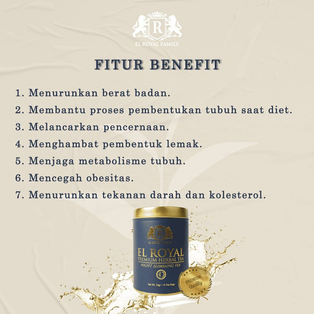 EL ROYAL Premium Herbal Tea Pelangsing