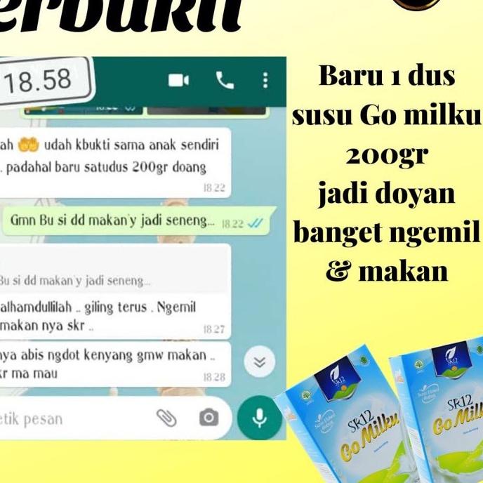 

Star SUSU KAMBING ETAWA BUBUK GOMILKU SR12 BOOSTER ASI MENAMBAH NAFSU MAKAN / SUSU DIABETES (200 GRAM) murah