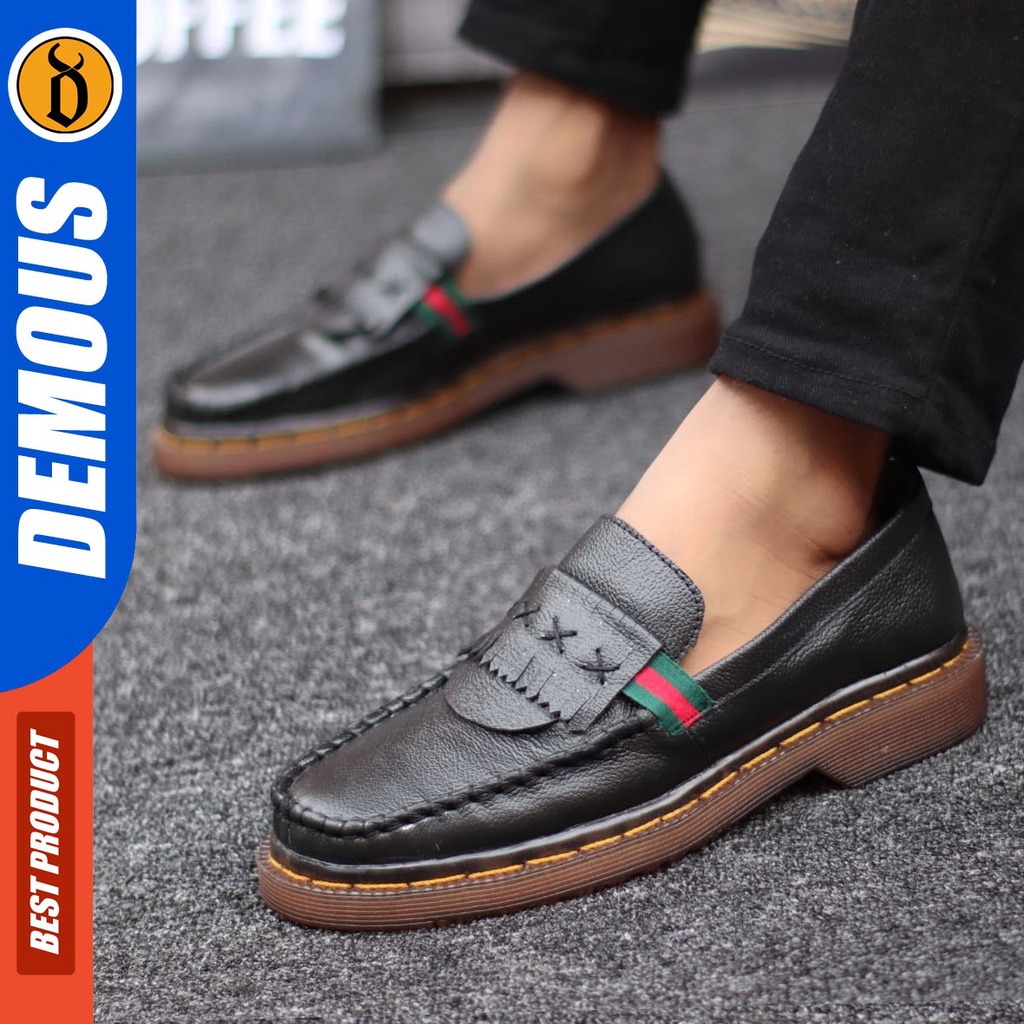 CRAFTS dumbledore - Sepatu Docmart Formal Pantofel Low Boots Kulit Asli Kerja Pria