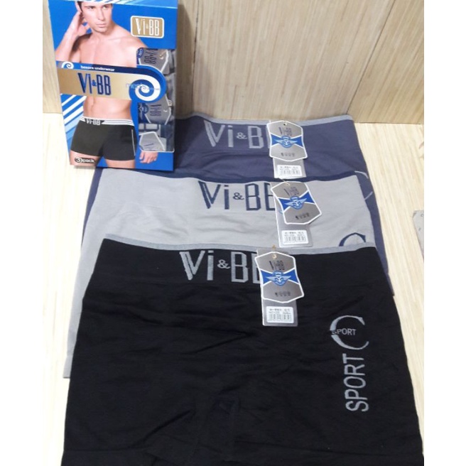 CELANA DALAM BOXER PRIA Vi-BB 1229/1236 (jual 1 pcs)