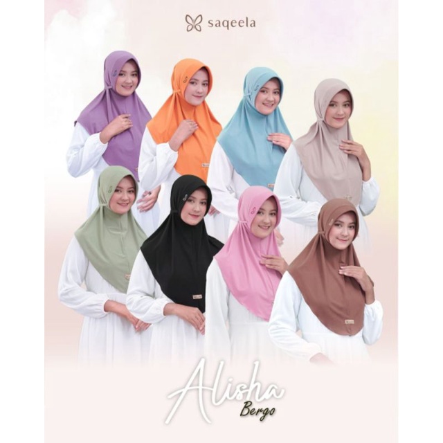 JILBAB HIJAB HERGO ALISHA BY SAQEELA