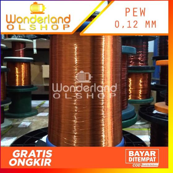 COD KAWAT TEMBAGA EMAIL 0,12 PEW 0,12 0.12 mm GULUNG DINAMO TRAFO TAMIYA GENERATOR SPULL (per ONS) (
