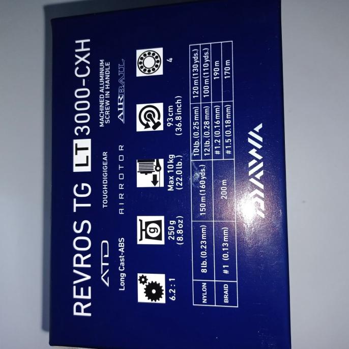 REEL DAIWA REVROS TG LT 3000-CXH 2020