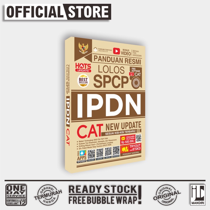 

✨COD✨ BUKU SPCP IPDN PANDUAN RESMI LOLOS SPCP IPDN CAT NEW UPDATE ORIGINAL