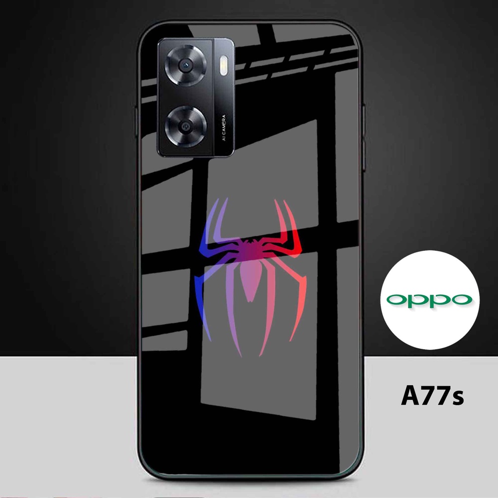 [N30] Softcase Glass Kaca Oppo A77s - Case HP Oppo A77s - Casing HP Oppo A77s