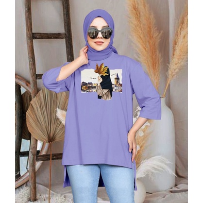 FC - TUNIK BASIC OVERSIZE WANITA HIJAB'S VARIASI 0220 DTF