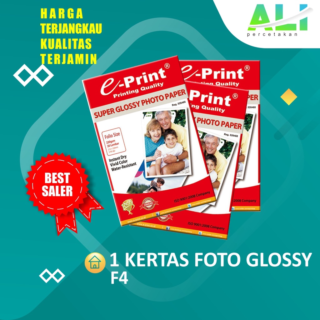 

keretas poto glossy f4