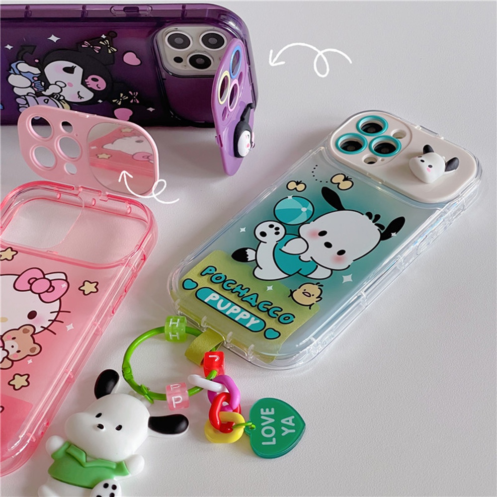 Case Motif Hello Kitty Melody Dengan Gantungan Kunci Untuk IPhone 11 / 11Promax 12 / 12pro Max 13 / 13pro Max