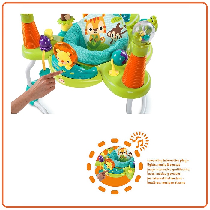 Bright Starts Smiling Safari Activity Jumper