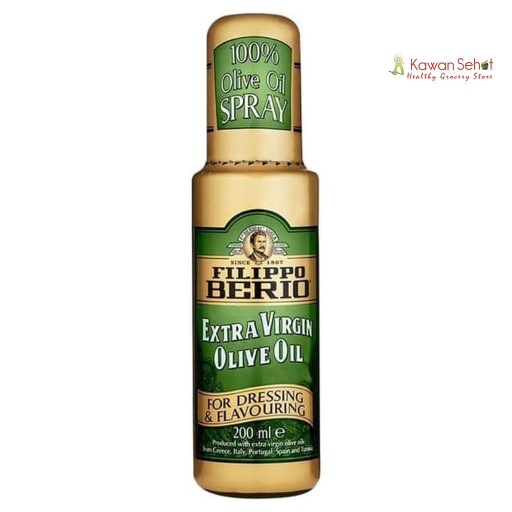 

Filippo Berio Extra Virgin Olive Oil Spray | Minyak Zaitun Spray 200ml