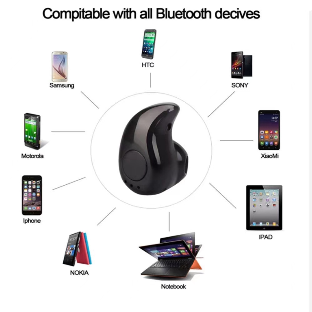 CheapTWSHeadset Bluetooth Mini S530 Handsfree Wireless ModelHeavy Bass Mini Bluetooth Headset