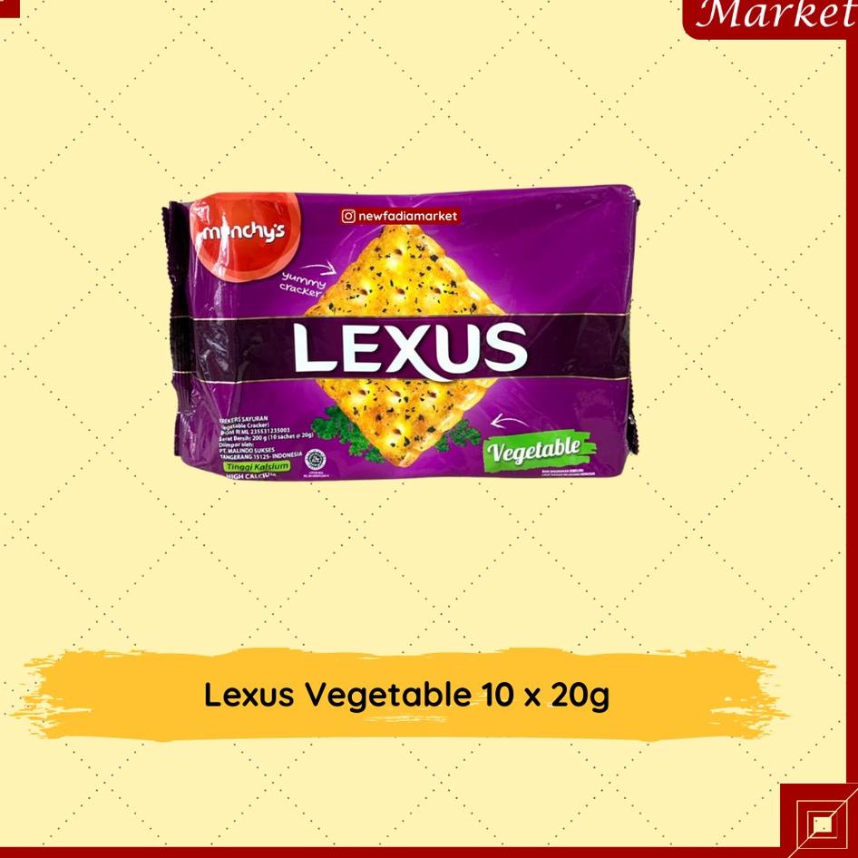 

STAR BRANDS Lexus Sandwich Crackers Vegetable/Sayur [200g - 10x20g] 