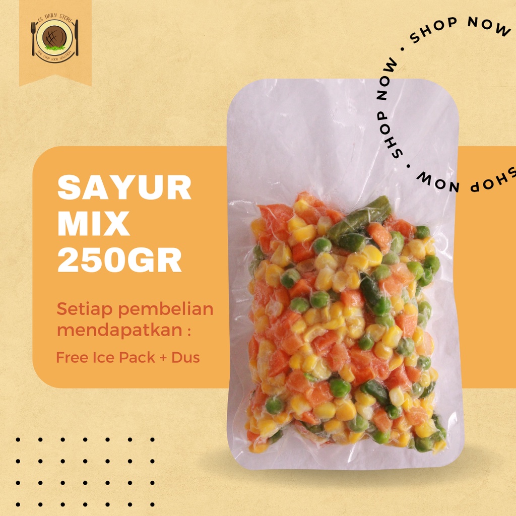 

Mixed Vegetables / Sayuran Mix - 250gr