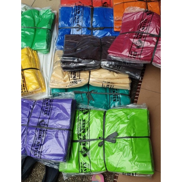 

Kantong Plastik HD PE King Seven Polos Soft handle isi 50 45 x 50