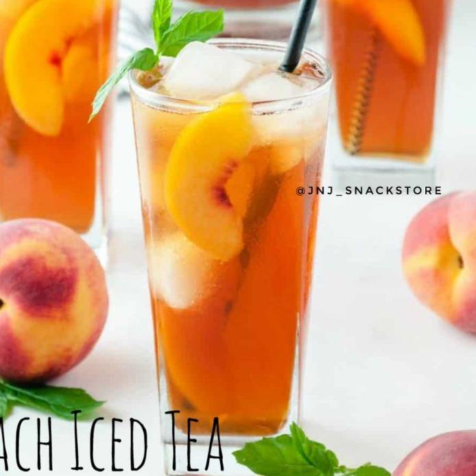 

EXCLUSIVE!PEACH TEA POWDER DRINK / BUBUK MINUMAN PEACH TEA UK 1KG|RA5