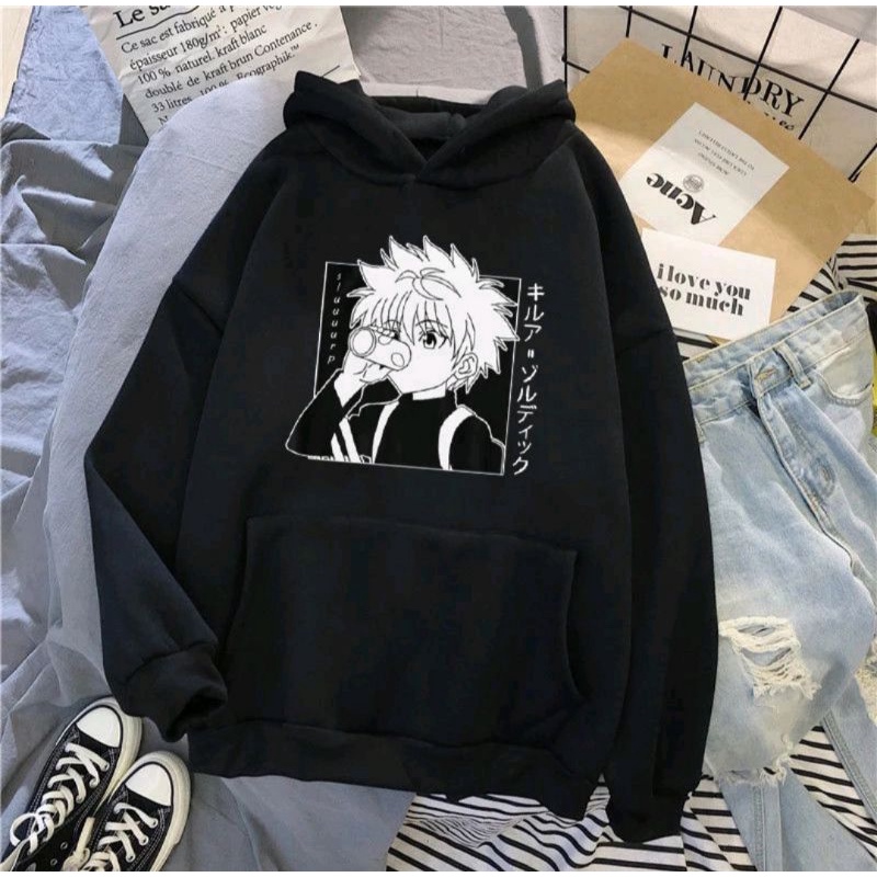 HOODIE PRIA KILLUA HUNTER ANIME JACKET DISTRO REAL PICT